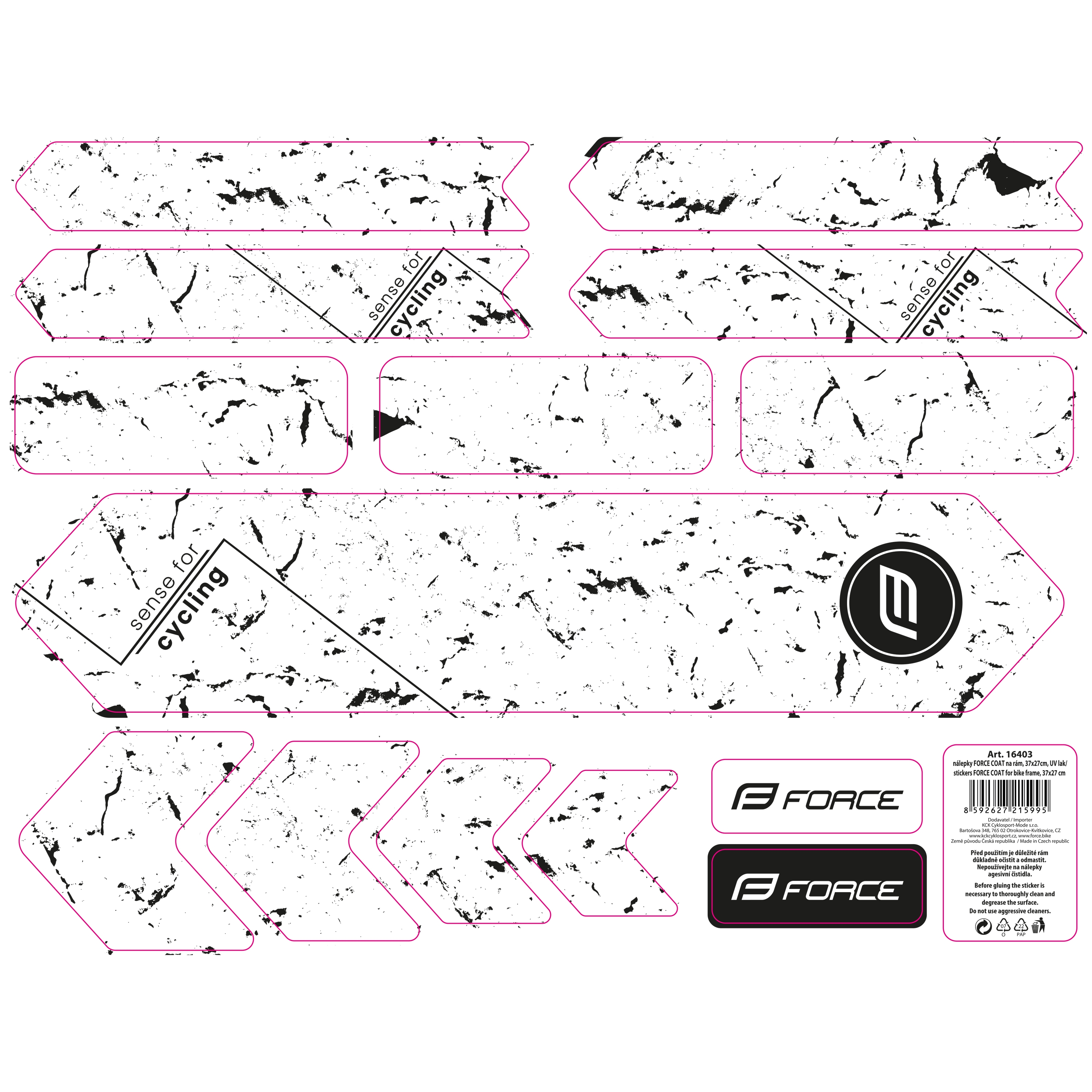 zaštita za bicikla FORCE COAT, 37x27 cm