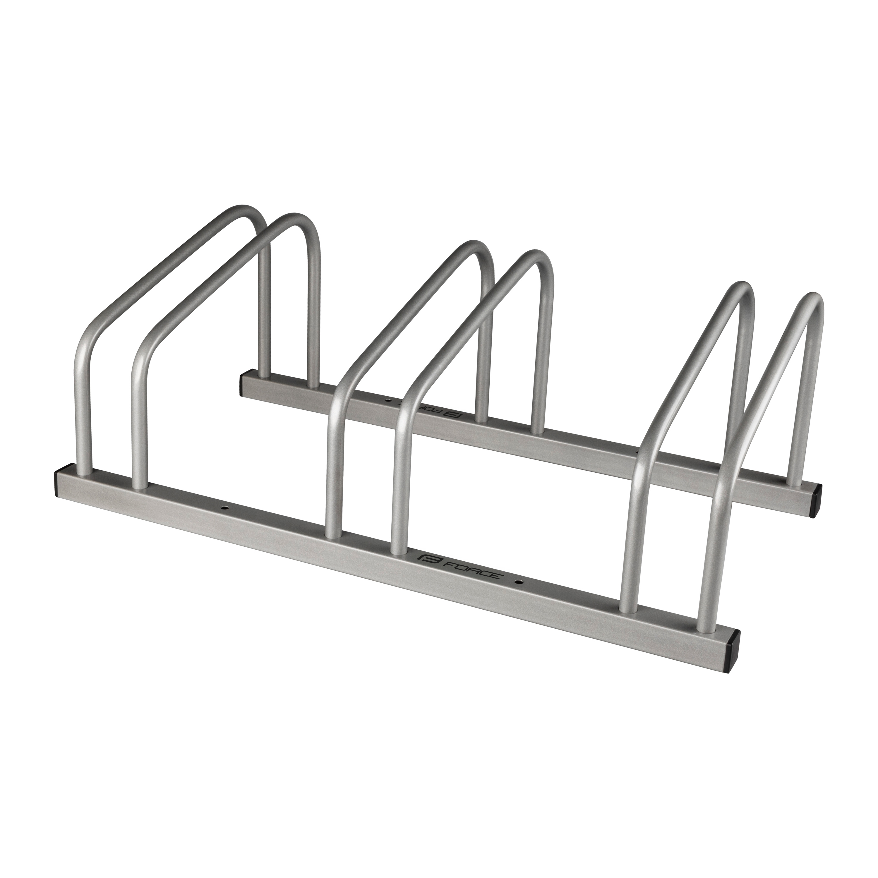 STAND FORCE PARKING FOR 3 BICYCLES, STEEL, SILVER