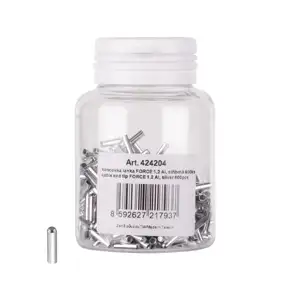 završetak sajle FORCE 1,6 Al, silver 1 pcs