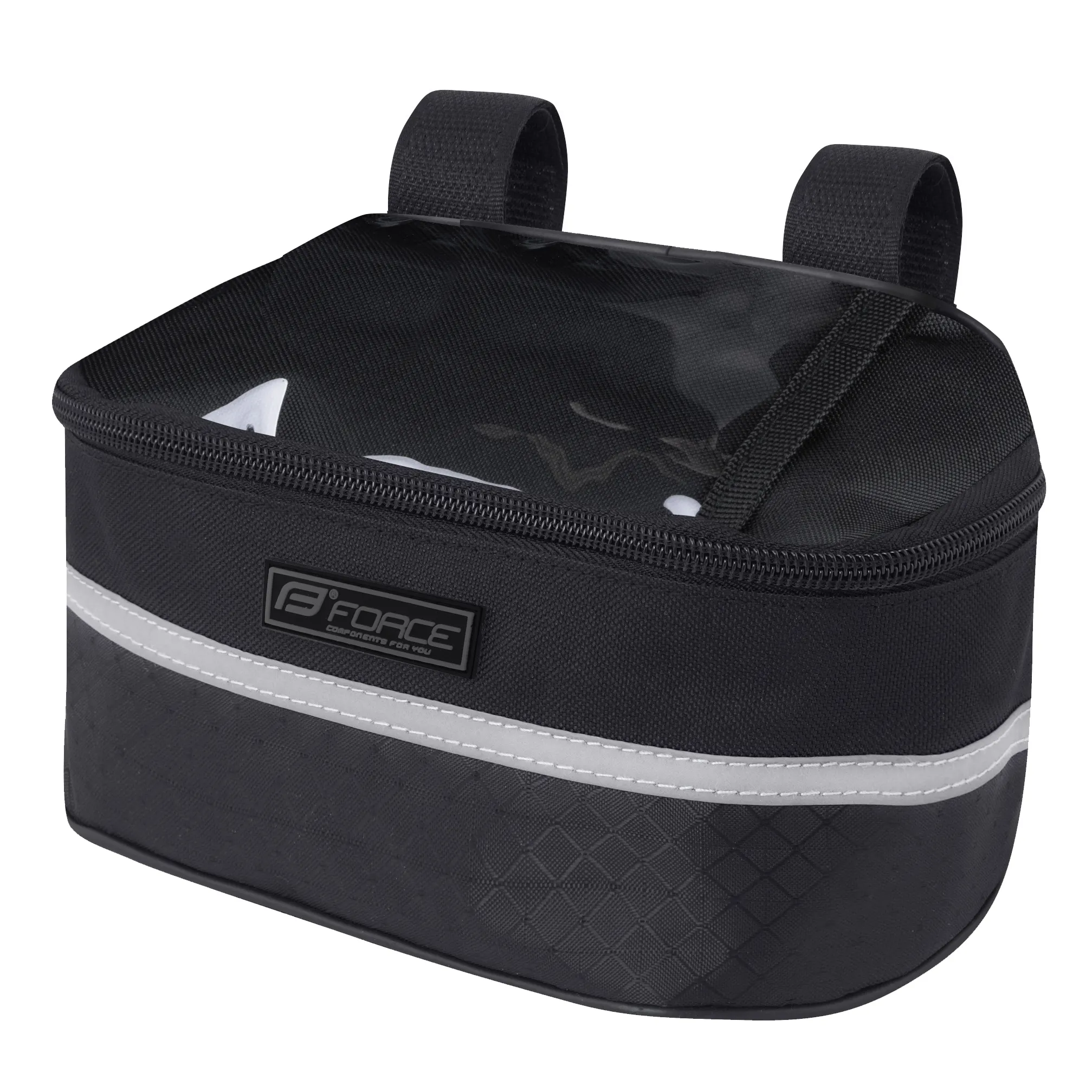 bag on handlebar FORCE ROLLER, black