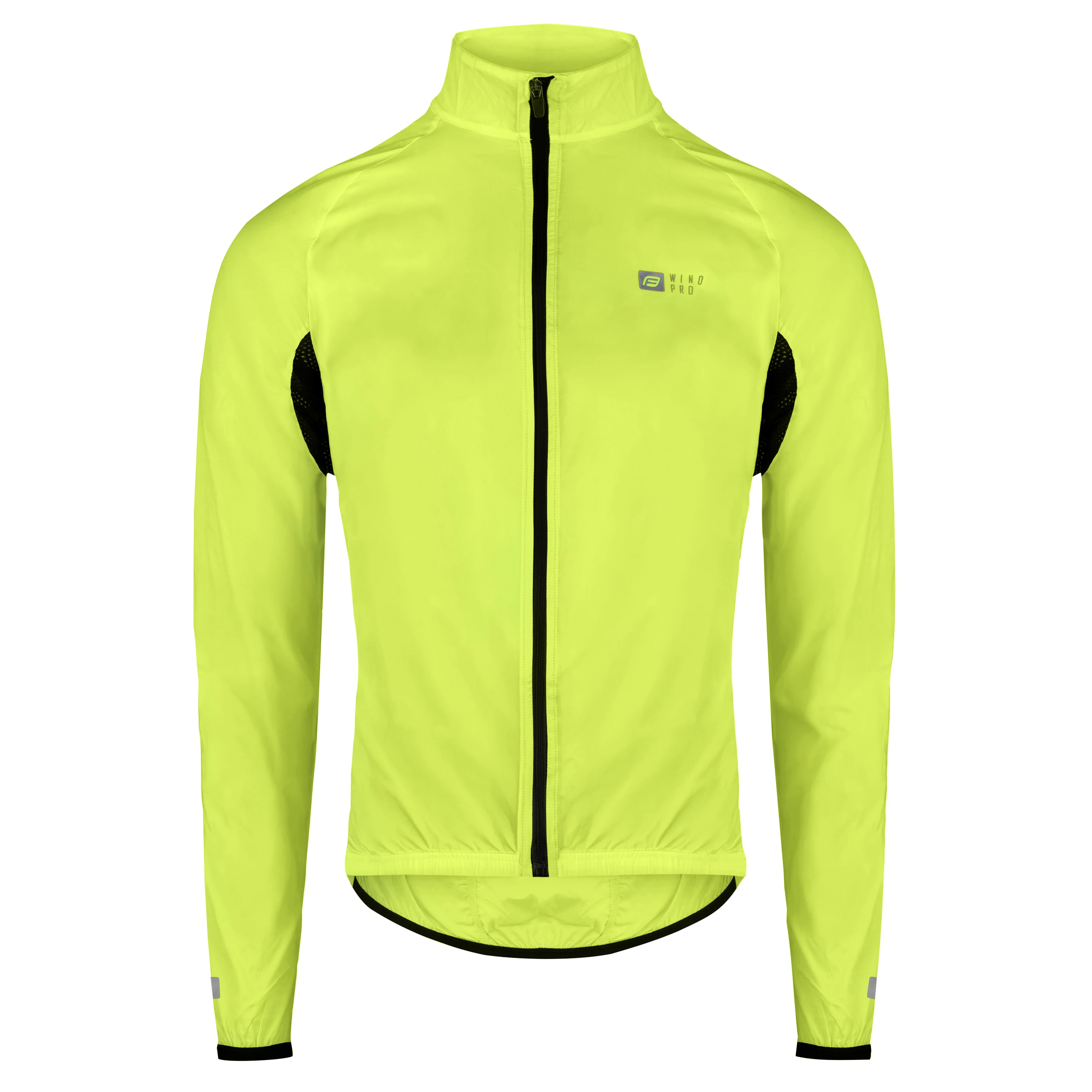 jacket FORCE WINDPRO windproof, fluo XL